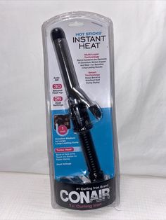 New Conair Instant Heat Curling Iron Hot Stick - 1" Turbo 25 Heat Settings NIB. Conair Hot Sticks, Hot Tools Professional Curling Iron, 1.25 Curling Iron Waves, Curling Iron Hairstyles, Long Lasting Curls, Smart Auto, Curling Iron, Heat