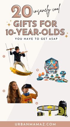 Looking for insanely cool gifts for 10 year olds you have to get ASAP? Check out this list of 20 best gifts for 10 year old boy. Presents For 9 Year Boy, Ten Year Old Boy Gifts, Toys For Boys 8-10 Years, Diy Gifts For Boys 10-12, Birthday Ideas For 10 Year Boy, Gifts For 9 Year Boy