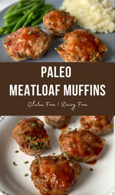 Paleo Meatloaf Muffins Paleo Mini Meatloaf Recipes, Egg Free Turkey Meatloaf, Gluten Free Mini Meatloaf, Dairy Egg And Gluten Free Recipes, Egg Free Meatloaf Recipe, Gluten Free Meatloaf Muffins, Paleo Meatloaf Muffins, Healthy Meatloaf Muffins, Keto Meatloaf Muffins