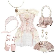 Coquette Outfit Fancy, Pretty Outfits Spring, Princess Core Aesthetic Outfit, Y2k Bimbocore Outfits, Modern Royalty Outfit, Kpop Outfit Ideas, Pink Corset Outfit, Rococo Outfit, Y2k Instagram