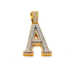 Introducing LoveBling's Diamond Block Letter Initial Pendant collection: a fusion of real gold and genuine diamonds. Each pendant is meticulously crafted to showcase superior quality and authentic luxury. Length: 1.60" Width: 0.90" Height: 0.20" Weight: From 1.1 ctw up to 2.25 ctw (Dimensions and weight may vary depending on the letter) Gold Jewelry With Brilliant Cut As Gift, White Gold Necklaces With Bling For Anniversary, White Gold Necklace With Bling For Anniversary, White Gold Bling Necklaces For Anniversary, Yellow Gold Cubic Zirconia Jewelry With Bling, Yellow Gold Jewelry With Cubic Zirconia, Yellow Gold Cubic Zirconia Sparkly Jewelry, Diamond White Bling Pendant Jewelry, Diamond White Pendant Jewelry With Bling