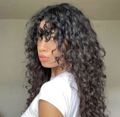 Long Layered Curly Hair, Long Curly Haircuts, Natural Curly Hair Cuts, Layered Curly Hair, Curly Hair Photos, Haircuts For Curly Hair, Hairdos For Curly Hair, Natural Curls Hairstyles, Curly Human Hair Wig