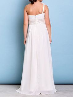 Silhouette A-Line Neckline Strapless Hemline/Train Floor-Length Back Details Zipper Fabric Chiffon Embellishment Flowers Sleeve Length Sleeveless Fully Lined Yes Season Spring, Summer, Fall, Winter Weight 1.5kg One-shoulder Gown For Summer Prom, One Shoulder Gown For Summer Prom, One Shoulder Summer Prom Gown, Summer Prom Chiffon Dress With Ruched Bodice, Summer Chiffon Banquet Gown, White Sleeveless One-shoulder Prom Dress, White Sleeveless One-shoulder Dress For Prom, White Sleeveless One Shoulder Dress For Prom, Summer Prom One-shoulder Floor-length Dress