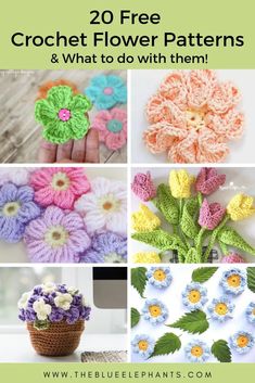 crochet flower patterns and what to do with them