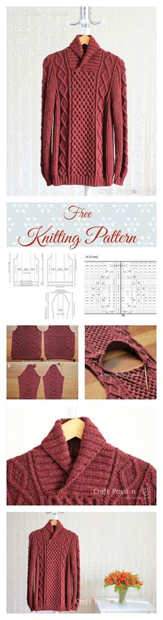 an image of knitting patterns for sweaters