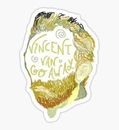 Van Gogh Stickers, Loving Vincent, Slytherin Wallpaper, Hydroflask Stickers, Wallpaper Laptop, Stickers For Sale, Vincent Van