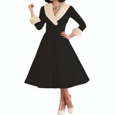 This Velvet Long Sleeve Dress with Belts features a medium stretch and garment sleeves, making it perfect for daily wear. The dress is made of a combination of polyester and spandex, providing a comfortable and flattering fit. With its vintage style and patchwork design, this dress is perfect for any occasion. Its natural waistline and ball gown silhouette add a touch of elegance, while the V-neckline and three quarter sleeves enhance its overall look. Made in Mainland China, this dress is a must-have for the upcoming Autumn 2024 season. The pullover closure and chest wrapping style further add to its convenience and style, making it a perfect addition to any wardrobe. Patchwork Sleeve, Christmas Dress Women, Long Sleeve Velvet Dress, Dress Tight, Gown Style, Dresses Formal Elegant, Christmas Party Dress, Dress A Line, Vintage Material