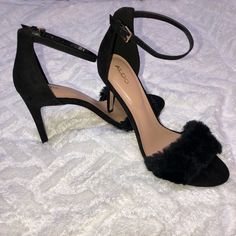 Aldo Sandals With A Heel About 4 Inches. Brand New. Never Worn. Faux Fur On Top. Aldo Sandals, Aldo Heels, Fur Shoes, Aldo Shoes, Shoes Women Heels, Faux Fur, Shoes Heels, Women Shoes, Sandals