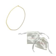 Lined with round-cut gemstones, this scintillating Adornia necklace completes your look beautifully.Click on this JEWELRY & WATCHES GUIDE to learn about fit, styles, materials and more! Clasp: lobster claw Nickel free Metal: stainless steel Chain length: 17 in. chain length Packaging: pouch Plating: 14k gold Finish: polished Chain type: linkSTONE DETAILS Stone type: cubic zirconia Shape: round Setting: prong Gemstones may have been treated to enhance their appearance. Special care may be require Cubic Zirconia Chain Necklace For Anniversary, Cubic Zirconia Clavicle Chain Tennis Necklace As Gift, Cubic Zirconia Tennis Necklace As Gift, Dainty Round Tennis Necklace Gift, Gold Tennis Necklace With Diamond Accents As A Gift, Dainty Round Tennis Necklace As Gift, Gold Round Tennis Necklace For Gift, Dainty Tennis Necklace For Gift, White Gold Tennis Necklace With Adjustable Chain For Gift