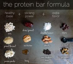 the protein bar formula is displayed on an iphone screen, and it's full of ingredients