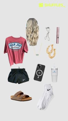 Put Together Outfits, Simple Outfits For School, Preppy Summer Outfits, Casual Preppy Outfits, Trendy Outfits For Teens, Cute Lazy Day Outfits, Casual School Outfits