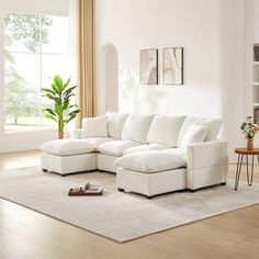 Product Description: Modular sofa that offers endless possibilities for customization and flexibility. you can easily mix and match different pieces to create a sofa that perfectly fits your space and style.The sofa is made of high quality fabric that are both durable and comfortable. The cushions are soft and supportive and the frame is sturdy and durable. In addition, this sofa is available in 2 colors so you can choose the perfect look for your home.Whether you want a cozy corner for reading, Extra Large Sectional Sofa, Storage Sectional, Large Sectional Sofa, Modular Couch, Apartment Office, Couch Set, Modular Storage