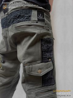 You can view all available Longpants listed by sizes (copy & paste our link):  https://urls.fr/DEsaDv INDIAN PROJECT Alternative Clothing Goa (2004-2024) KAPPAZEE  Stone :: Long pants Twill Stretch fabric. 4 front pockets 4 back pockets 4 side pockets 2 "secret pockets" Metal buckle (keys holder) on side. Premium Quality Zippers by YKK. Please provide us with a telephone number (with country code) to ensure trouble-free delivery! Most carriers require this. Thanks. SIZING CHART Please have a loo Indian Project, College Parties, Designer Streetwear, Custom Jeans, Long Pants, Goa, Mens Trousers, Mens Pants, Stretch Fabric