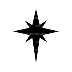 a black and white image of a star with the word stop monss on it