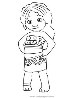 a coloring page with a boy in native american clothing holding a basket and smiling at the camera