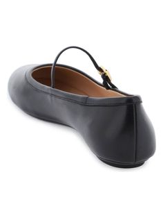 These charming ballet flats are like the perfect cup of tea for your feet, bringing comfort and a dash of elegance to every step. With their timeless design, they're ideal for both casual days and dressier occasions. Slip them on and feel the Italian craftsmanship whispering luxury with every move you make. Mary Jane design with adjustable strap Embellished with an iconic gold ribbon buckle Crafted from premium nappa leather Leather insole for added comfort Durable rubber sole Gold Ribbon, Leather Cap, Flats For Sale, Mens Gloves, Beach Tote Bags, Small Leather Goods, Leather Jewelry, Pink Leather, Nappa Leather