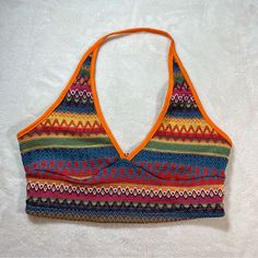 All Orders Ship Same Or Next Day! Shein Cropped Halter Top. In Excellent Condition, Never Worn. Size Medium. See Photos For Measurements! Smoke Free Home! All Items Marked “3/$15!” In The Title Are 3 Items For $15.00! Add Your Items To A Bundle And I Will Adjust The Price For Your Purchase. :) Fitted Multicolor V-neck Halter Top, Multicolor V-neck Halter Top For Summer, Casual Fitted Multicolor Halter Top, Multicolor V-neck Halter Top For Spring, Stretch Patterned Beach Tops, Casual Multicolor Cropped Halter Top, Fitted Multicolor Print Beach Top, Multicolor Stretch Halter Top For Spring, Spring Multicolor Stretch Halter Top