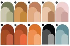 the different shades of nail polish for every skin type and color combination, from dark to light