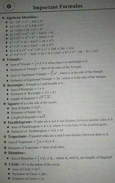 an important formula is shown in the form of a sheet with numbers and letters on it