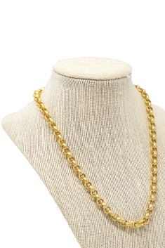 Get ready to rock your look with this Matte Rolo Chain! With its unique matte finish, this chain adds a touch of edginess to any outfit. Perfect for layering or wearing on its own, this chain will make a statement no matter how you style it! (And trust us, you'll want to style it all the time!)