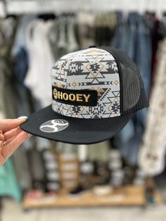 Hooey Logo6-PanelOSFA AdultMid-ProfileFlat BillBuilt to PerformWater & Sweat ResistantAuthentic Snapback Western Hairstyle, Western Hairstyles, Hooey Hats, Country Hats, Cowgirl Accessories, Kimes Ranch, Southern Outfits, Western Wear Outfits, Western Style Outfits