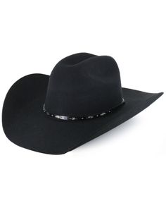 Cody James Men's Drifter 3X Rider Crown Wool Felt Cowboy Hat, Black Cowboy Hat Black, Felt Cowboy Hat, Felt Cowboy Hats, Western Life, Felt Hat, Hat Band, Cowboy Hat, Wool Hat, Boots For Sale