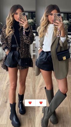 Outfit Mujer, Shorts Outfits, Everyday Style, Short Outfits, Everyday Fashion, What To Wear, Winter Outfits, Cool Outfits, Cute Outfits