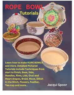 the instructions for how to make bowl bowls and more detailed techniques from styrofoam cups