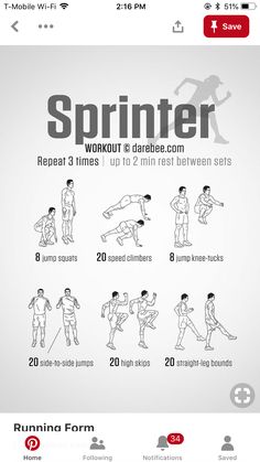 a poster showing how to do an exercise