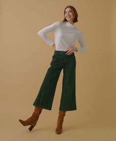 Women's Mountain View Classic Corduroy Wide Leg Pant 2XL. Super soft organic women's clearance Classic Corduroy Wide Leg Pant from Wear PACT. Fair Trade Factory. GOTS Certified Organic Cotton Green Corduroy Bottoms For Fall, Corduroy Pant, Wide Leg Pant, Corduroy Pants, Band Tees, Mountain View, Fair Trade, Wide Leg Pants, Wide Leg