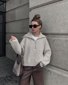 Monaco Outfit, Autumn Outfit Inspo, Diy Vetement, Uni Outfits, Cold Outfits, Looks Street Style, Chic Outfit, Casual Winter Outfits, 가을 패션