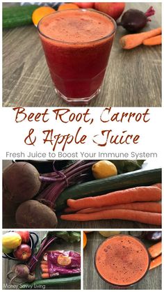 beet root, carrot and apple juice is the perfect way to start your day