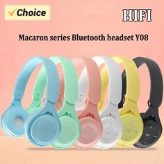 the new bluetooth headphones are available in different colors