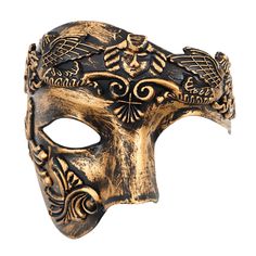 PRICES MAY VARY. 【Phantom of the Opera Mask】The design is inspired by the famous Phantom of the Opera character, with a unique half-face design that brings a mysterious element to your look. You can even wear this Venetian masquerade as a Mardi Gras mask and dress up in your best attire at this year's Mardi Gras party or parade! 【Multiple Colors Available】There are 4 colors to choose from; Each men's masquerade mask is decorated with intricate pattern design details, making it more elegant. Mask Masquerade Mask Aesthetic Male, Masquerade Mask Aesthetic, Phantom Of The Opera Mask, Masquerade Men, Mask Prom, Elegant Mask, Mask Half Face, Warrior Mask, Mens Masquerade Mask