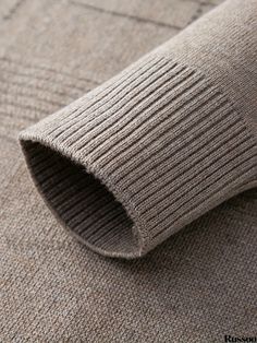 Russoo - Professional Mens Solid Knitted Sweater: Contemporary Loose Fit, Breathable Long Sleeve Turtle Neck Ideal for Business Wear Classic Stretch Brown Sweater, Mens Knit Sweater, Winter Care, Mens Skate Shoes, Mens Rain Boots, Vintage Pullovers, Mens Canvas Shoes, Seasons Winter, Loose Knit Sweaters