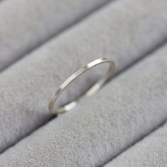 This Simple stacking ring is a maxi-simple jewel for your inner minimalist. It is a gentle and delicate piece, which you may wear alone or stacked. It is 1 mm thick. Choose the material for the ring (sterling silver or 9k gold) You see the ring of the 5.5 size in the pictures. You may order the ring of any size. If you are not sure about the size, this will be helpful: findmyringsize.com/ If you want to buy the ring as a gift and you don't know the precise size, you may also choose a standard si Minimalist Rings Stacking, Simple Stacking Rings, Rings Stacking, Silver Rings Simple, Stackable Ring, Minimalist Rings, Dream Jewelry, Rings Simple, Slovakia