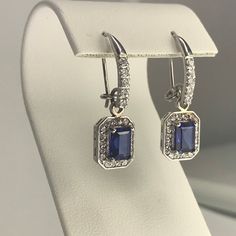 2, sapphire 4 by 6 mm  46, vs diamond Stone Sign, Ring Guard, Vs Diamond, Lovely Ring, Sapphire Earrings, 14k Gold Ring, Beautiful Necklaces, Gold Diamond, Jewelry Earrings Dangle