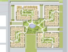 the site plan for an apartment complex