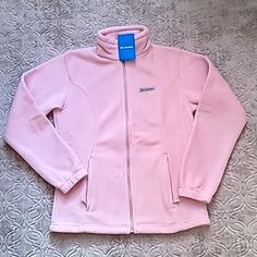 Cute Light Pink Columbia Mount Cannon Fleece Full Zip Sweater. Super Cute Color, New With Tags. Colombia Sweater, Columbia Sweaters, Fleece Sweater, Zip Sweater, Birthday List, Dream Clothes, Zip Ups, Columbia, Light Pink