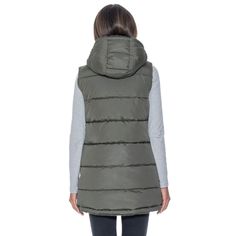 Double your style options with the S.E.B. By SEBBY Women's 3/4 Reversible Puffer Vest. This innovative vest features a versatile design that reverses from a sleek puffer shell to luxurious soft faux fur, offering two distinct looks in one piece. Whether you're aiming for a casual or a more elevated style, this vest adapts to your needs. Zip-closed pockets come with a brushed hand warmer lining, providing not only secure storage but also added warmth for your hands on chilly days. Its the perfect Puffer Vest With Hood, Trendy Outerwear, Dickies Women, Long Puffer, Elevated Style, Wool Vest, Quilted Vest, Fashion Industry, Leather Shorts