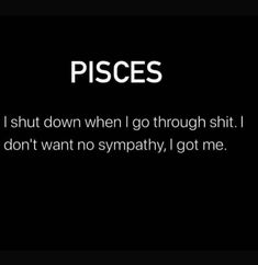 the words pisces written in white on a black background