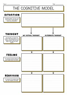 the contitive model worksheet is shown in black and white with yellow accents