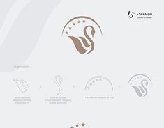 the logo design is simple and elegant