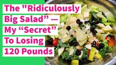 Big Salad Recipes, Plan 2023, Chair Workout, 120 Pounds, Diet Meals