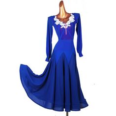 Welcome to my stores Description 100% Brand New. Color:Royal blue Material:Nylon&Gauze Package Include: 1 x Dress   Notice: Asian size is usually smaller than western size, so make sure you have checked the following size chart before purchasing: (please allow 1-3cm differs due to manual measurement, thanks). Due to the difference between different monitors, the picture may not reflect the actual color of the item. We guarantee the style is the same as shown in the pictures, but no Ballroom Modern, Ballroom Dancing Dresses Latin, Ballroom Dance Dress, Ballroom Dance Latin, Flamenco Dancing, Latin Ballroom, Dress Modern, Ballroom Dance Dresses, Bra Cup