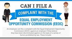 an info sheet with the words, can i file a complaint with the equal employment commission?