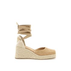 Tina Handmade Espadrilles By Castaner With Front Canvas Squared-Toe Rounded Upper And Contrasting Heel With Ribbon Tied At The Ankle. Wedge Covered In Braided Rope, Canvas Interior, Rubber Sole.Material: 100% CoMade In: SpagnaColor: BeigeCollection: Spring - Summer 2023Tina Jute 002 Beige Wedge Espadrilles With Wrapped Heel, Beige Espadrilles With Wrapped Wedge Heel, Beige Closed Toe Wedge Sandals With Wrapped Heel, Beige Wedge Sandals With Cork-bed Midsoles And Round Toe, Beige Espadrilles With Cushioned Footbed And Wedge Heel, Beige Wedge Heel Espadrilles With Cushioned Footbed, Beige Espadrille Wedge Sandals With Wrapped Heel, Beige High Heel Straw Espadrilles, Beige Wedge Heels With Woven Sole