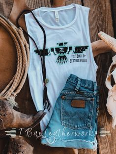 Obx Outfits, Country Dress, Womens Tank Tops, Western Clothing, Western Outfit, Western Style Outfits, Rodeo Fashion, Black Turquoise, Dress Attire