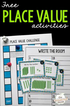 three place value activities for the classroom