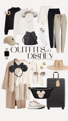 Disney Chic Outfit, All Black Disney Outfit, Simple Disney Outfits, Disney Winter Outfits, Stylin By Aylin, Disney Bound Outfits Casual, What To Wear To Disney, Euro Chic